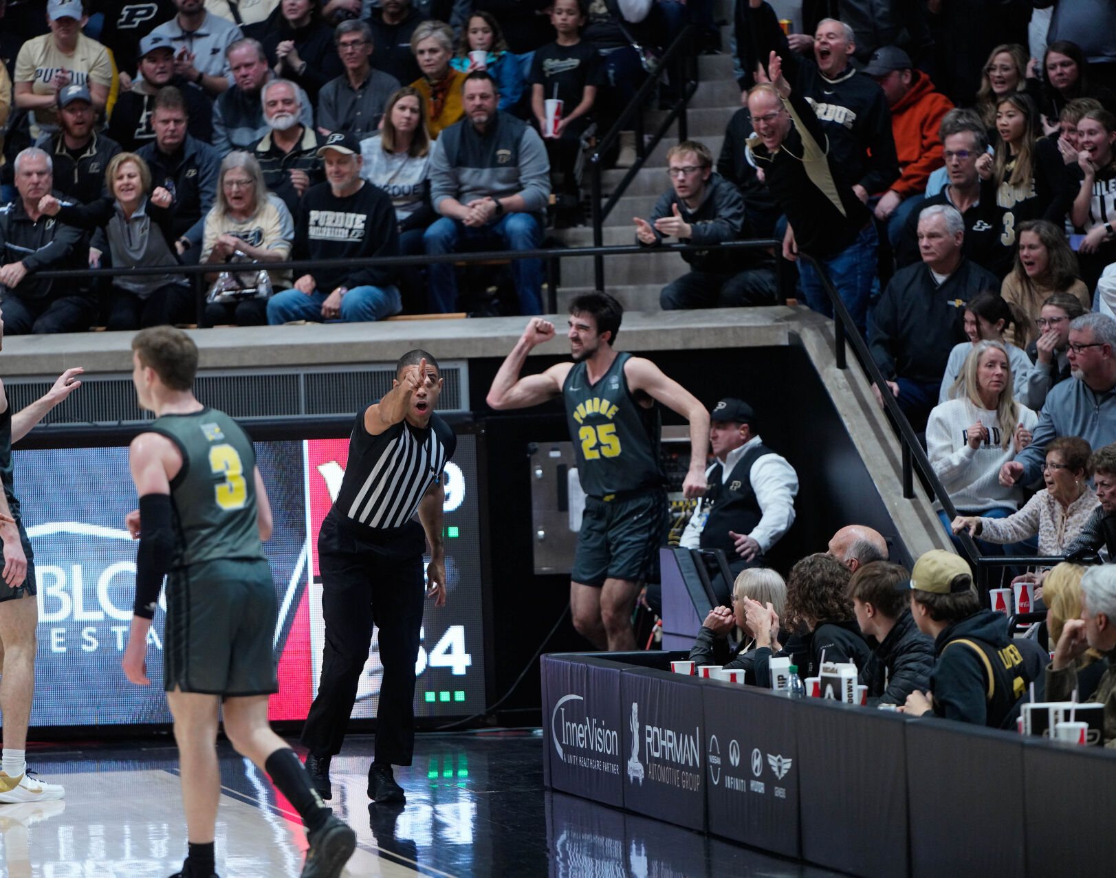 1/22/23 Maryland, Ethan Morton celebrates